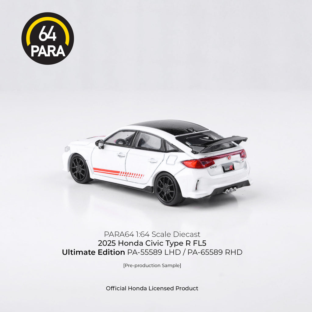 Para64 1/64 2025 Honda Civic Type R FL5 Ultimate Edition PA55589 Diecast Scale Model Car