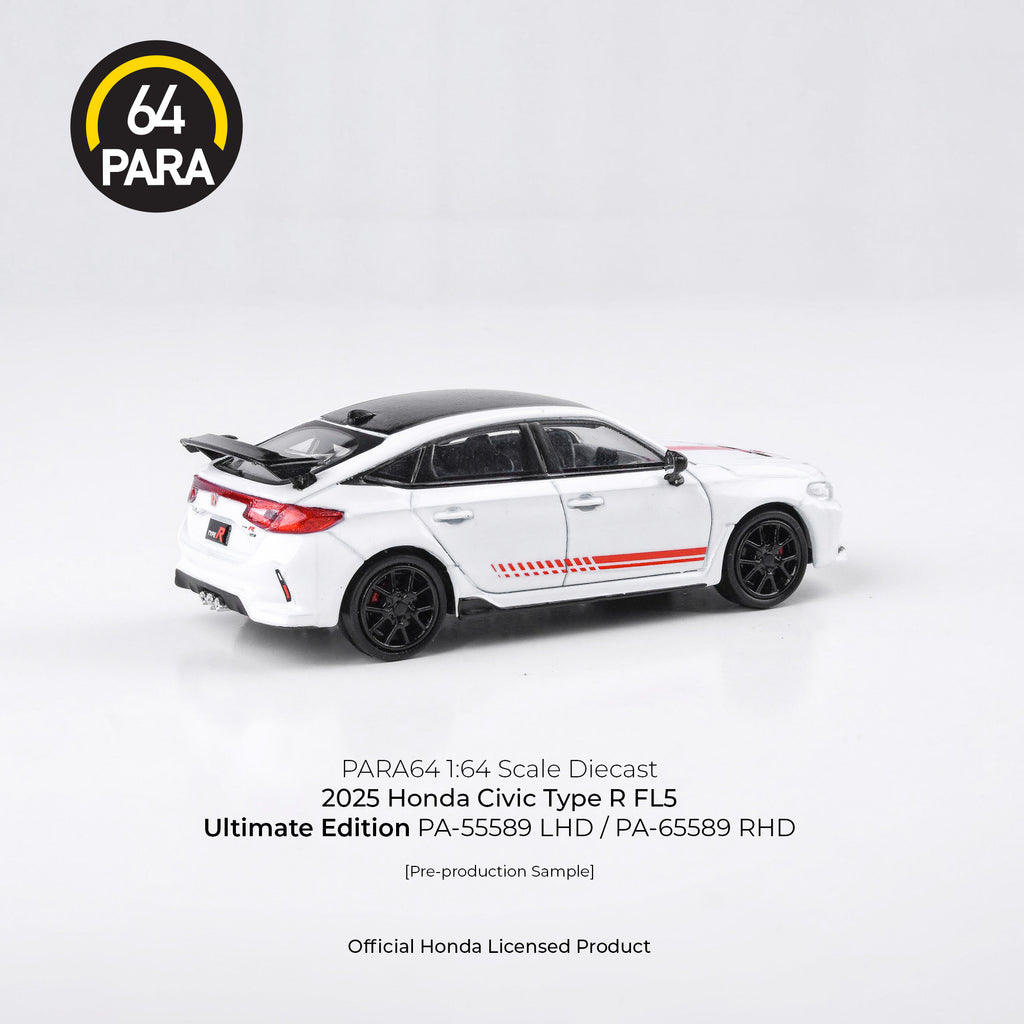 Para64 1/64 2025 Honda Civic Type R FL5 Ultimate Edition PA55589 Diecast Scale Model Car