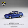 Para64 1/64 1999 Honda Civic Si Coupe EM1 Electron Blue Pearl (Wingless) PA55629 Diecast Scale Model Car