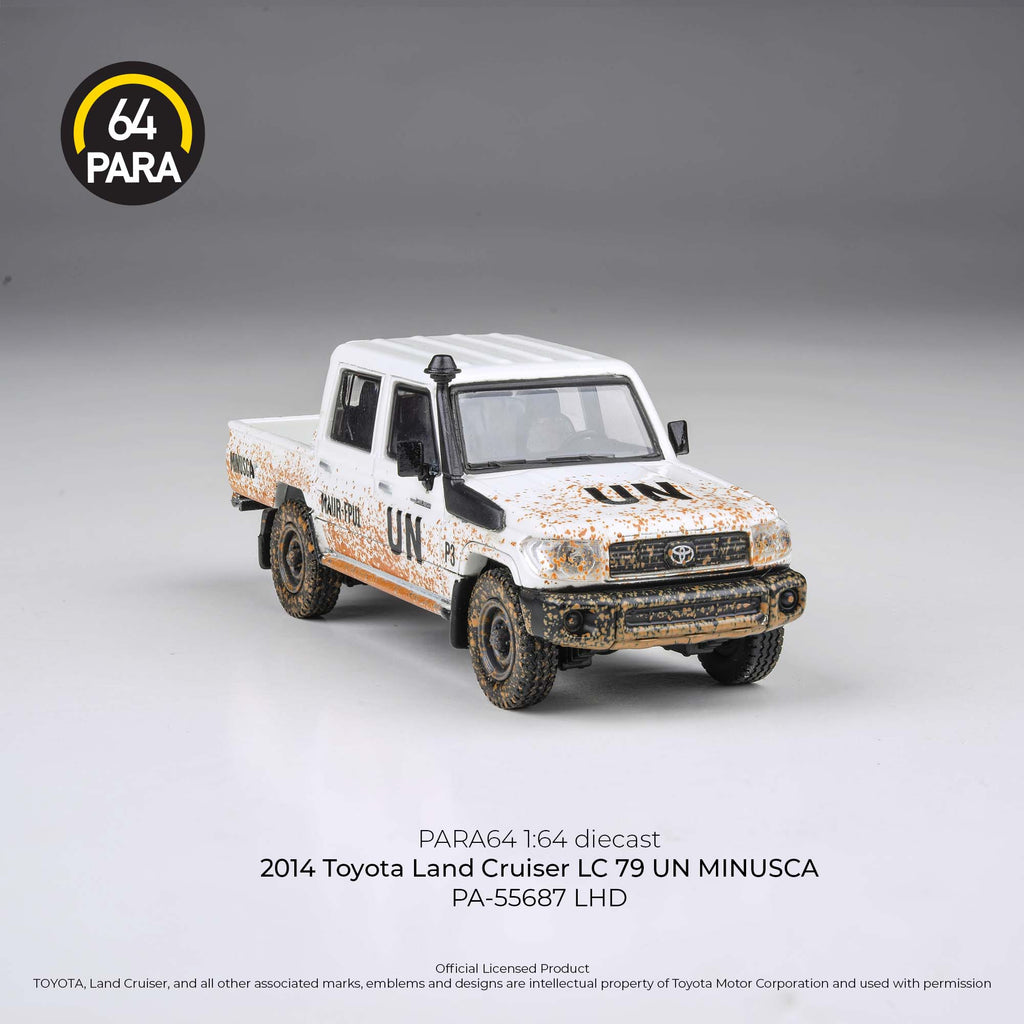 Para64 1/64 2014 Toyota Land Cruiser LC 79 UN Minusca PA55687 Diecast Scale Model Car
