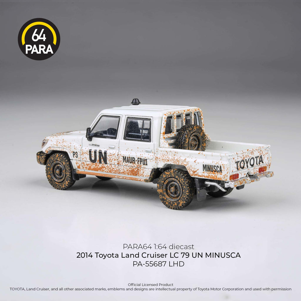 Para64 1/64 2014 Toyota Land Cruiser LC 79 UN Minusca PA55687 Diecast Scale Model Car