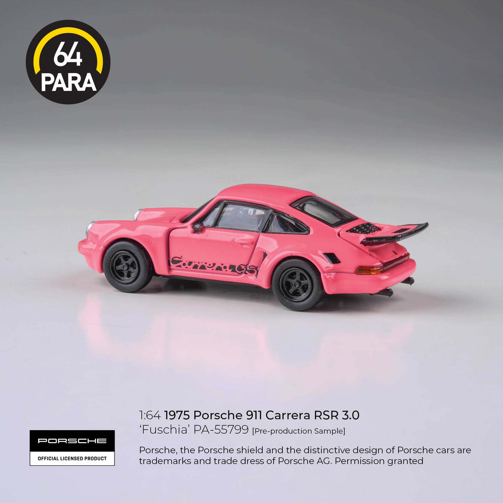 Para64 1/64 1975 Porsche RSR 3.0 Fuschia PA55799 Diecast Scale Model Car