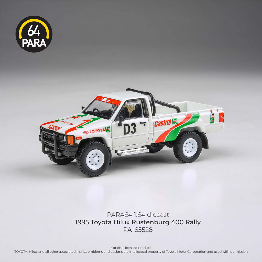 Para64 1/64 1995 Toyota Hilux Rustenburg 400 Rally PA65528 Diecast Scale Model Car