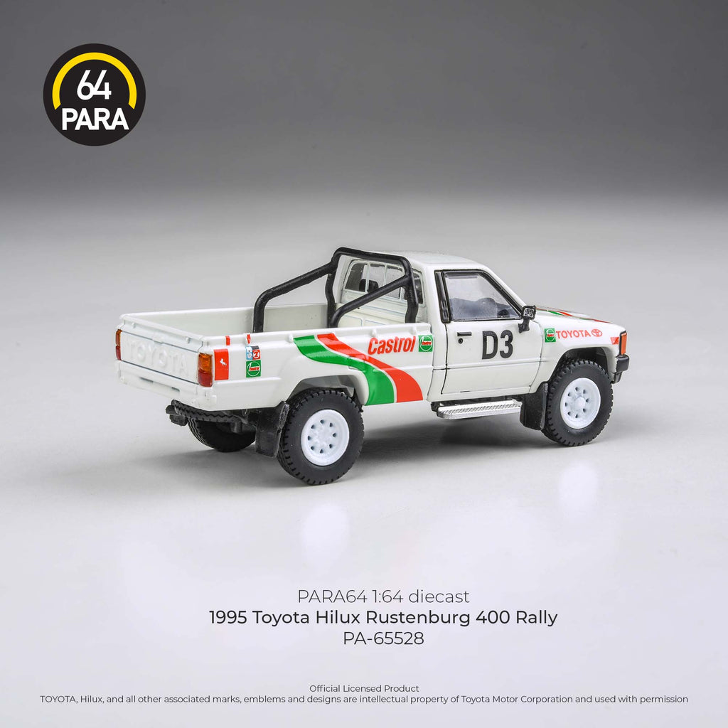 Para64 1/64 1995 Toyota Hilux Rustenburg 400 Rally PA65528 Diecast Scale Model Car