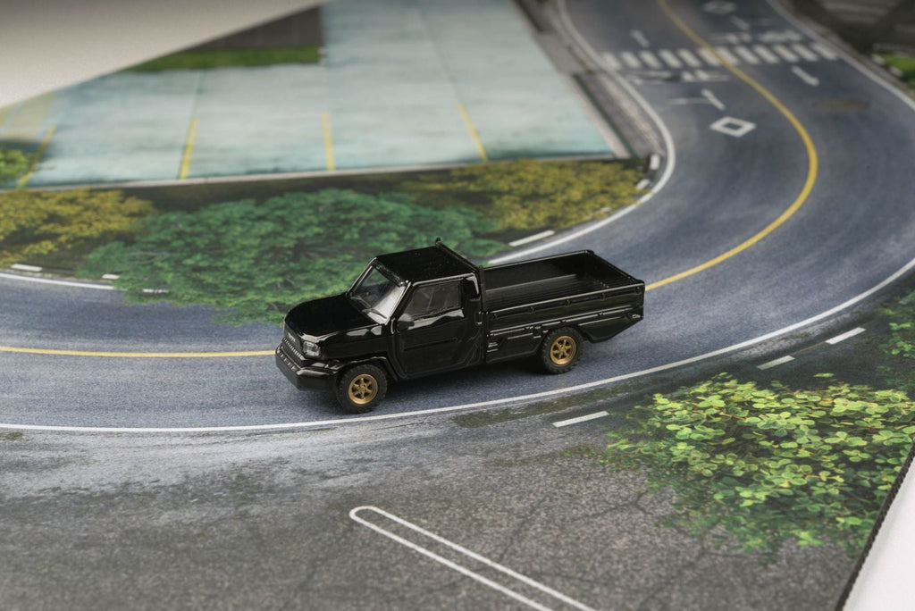 Para64 1/64 2025 Toyota Hilux Champ Tamaraw Black LHD PB55702 Diecast Scale Model Car