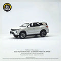 PARA64 1/64 2023 Toyota Fortuner - Q Variant Platinum White LHD PB55728 Diecast Scale Model