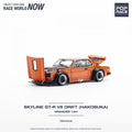 Pop Race 1/64 Skyline GT-R V8 Drift Hakosuka Orange PR640032 Diecast Scale Model