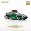 Pop Race 1/64 Singer Christmas 2023 Green PR640084 Diecast Scale Model