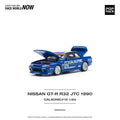 Pop Race 1/64 GTR R32 JTC 1990 Calsonic #32 PR640104 Diecast Scale Model