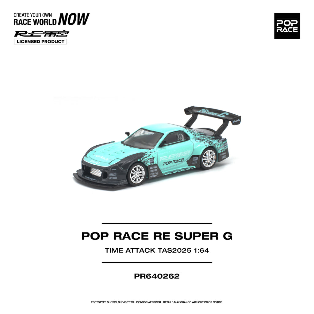 [PRE ORDER] Pop Race 1/64 Pop Race Re Super G Time Attack TAS2025 PR640262 Diecast Scale Model Car