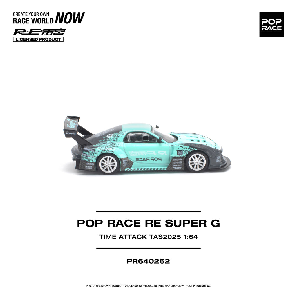 [PRE ORDER] Pop Race 1/64 Pop Race Re Super G Time Attack TAS2025 PR640262 Diecast Scale Model Car