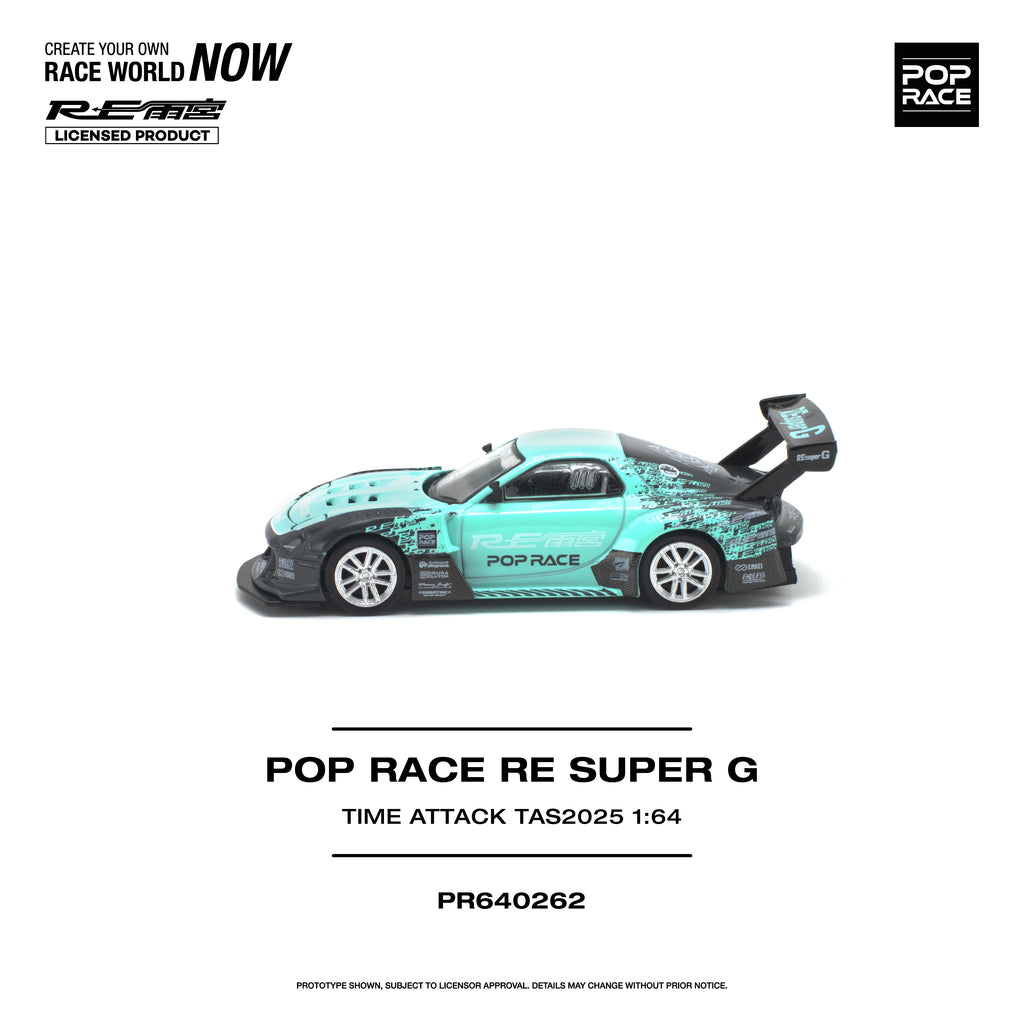 [PRE ORDER] Pop Race 1/64 Pop Race Re Super G Time Attack TAS2025 PR640262 Diecast Scale Model Car