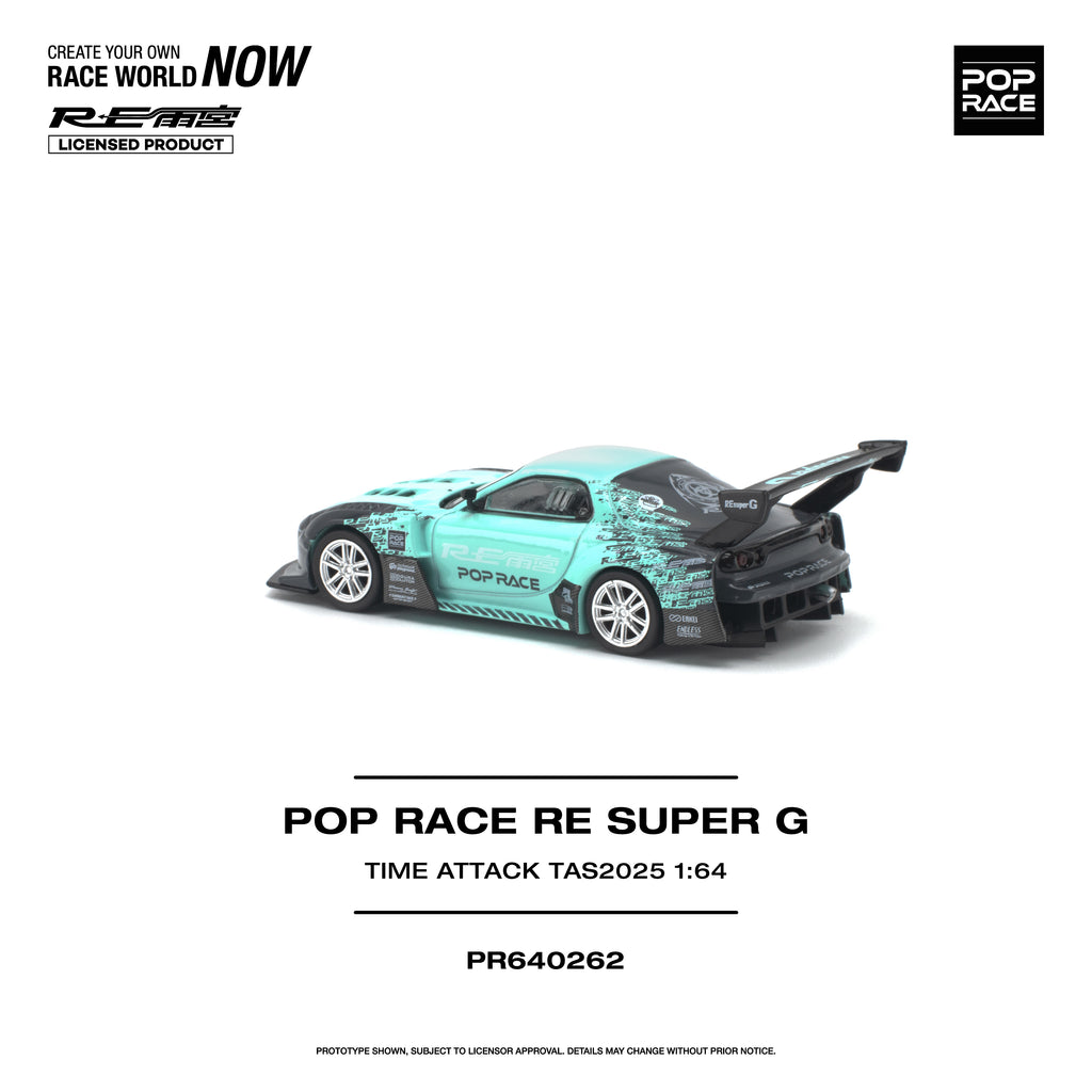 [PRE ORDER] Pop Race 1/64 Pop Race Re Super G Time Attack TAS2025 PR640262 Diecast Scale Model Car