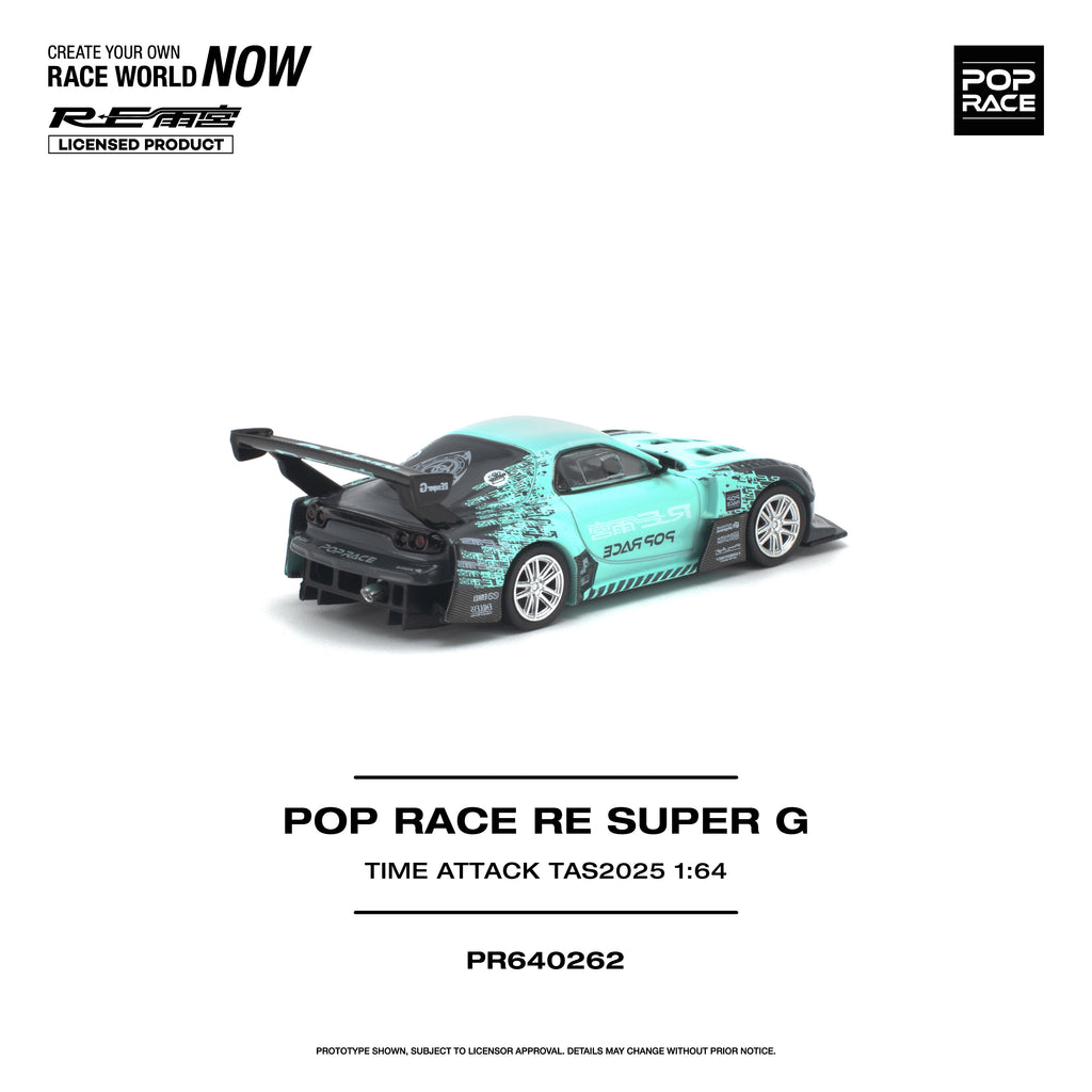 [PRE ORDER] Pop Race 1/64 Pop Race Re Super G Time Attack TAS2025 PR640262 Diecast Scale Model Car