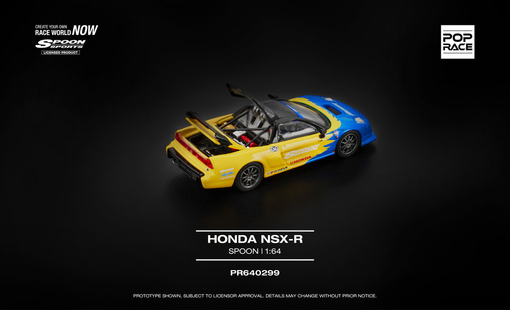 [PRE ORDER] Pop Race 1/64 Honda NSX-R Spoon PR640299 Diecast Scale Model