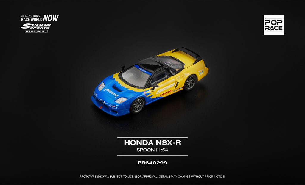 [PRE ORDER] Pop Race 1/64 Honda NSX-R Spoon PR640299 Diecast Scale Model
