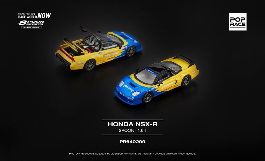 [PRE ORDER] Pop Race 1/64 Honda NSX-R Spoon PR640299 Diecast Scale Model