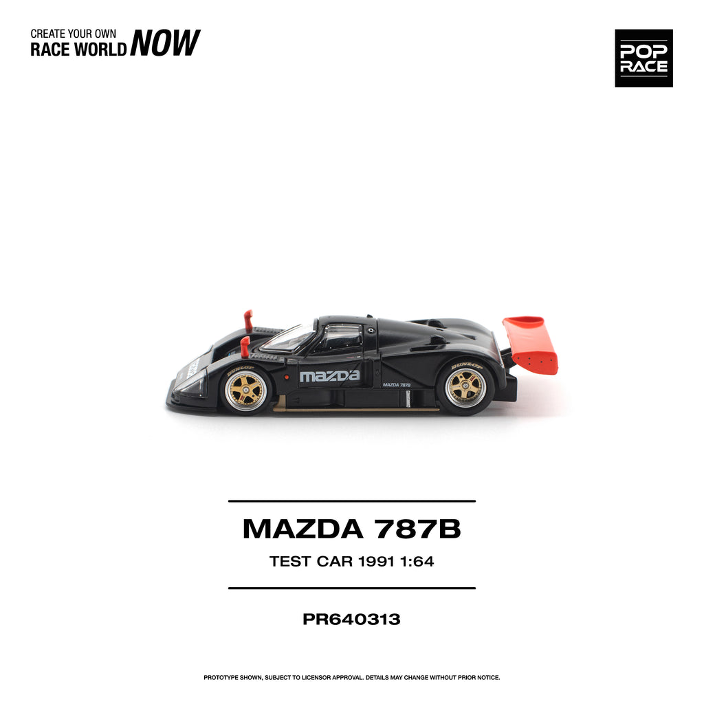 [PRE ORDER] Pop Race 1/64 Mazda 787B Test Car 1991 PR640313 Diecast Scale Model