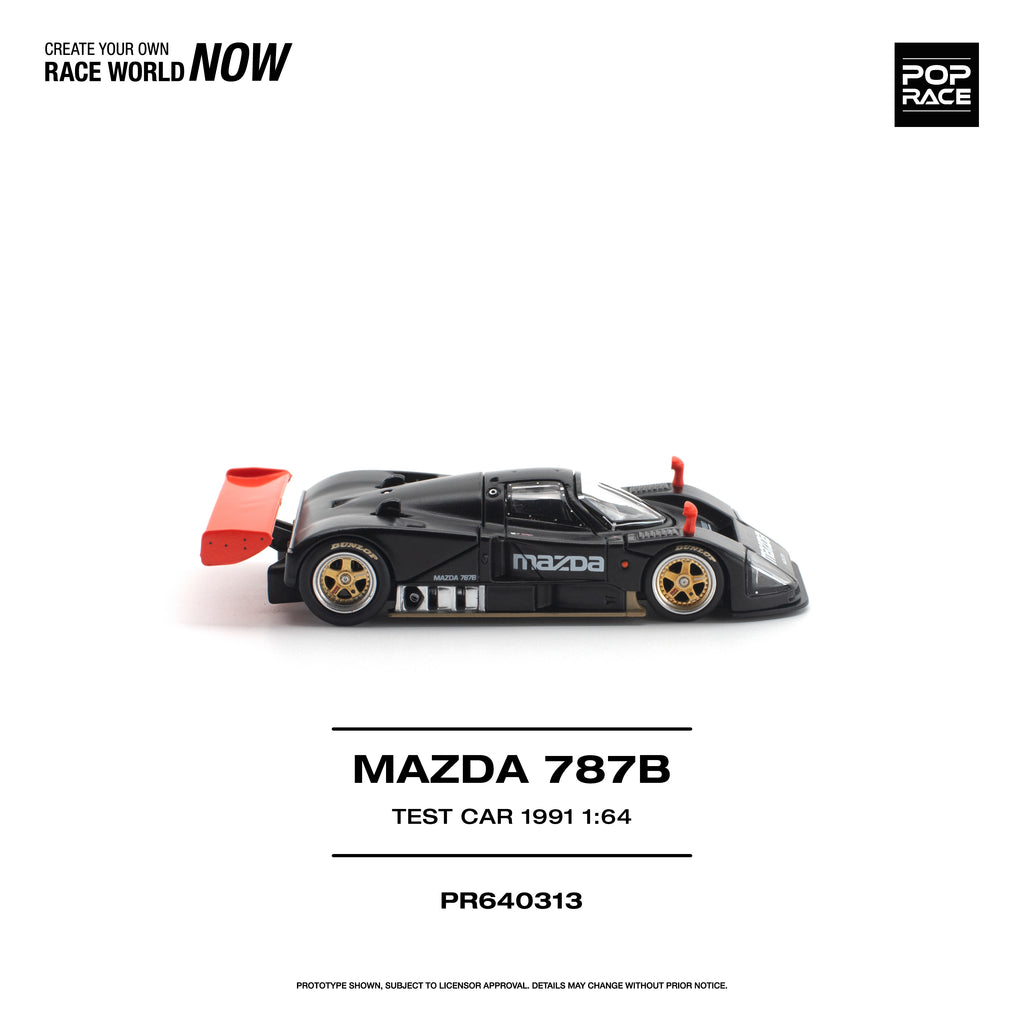 [PRE ORDER] Pop Race 1/64 Mazda 787B Test Car 1991 PR640313 Diecast Scale Model