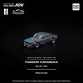 Pop Race 1/64 PANDEM Hakosuka Blue TASHK Exclusive PR640467 Diecast Scale Model