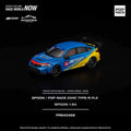Pop Race 1/64 Spoon / POP RACE Civic Type-R FL5 Spoon TASHK 2025 Exclusive PR640469 Diecast Scale Model