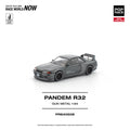 [PRE ORDER] Pop Race 1/64 PANDEM R32 Gun Metal PR640508 Diecast Scale Model