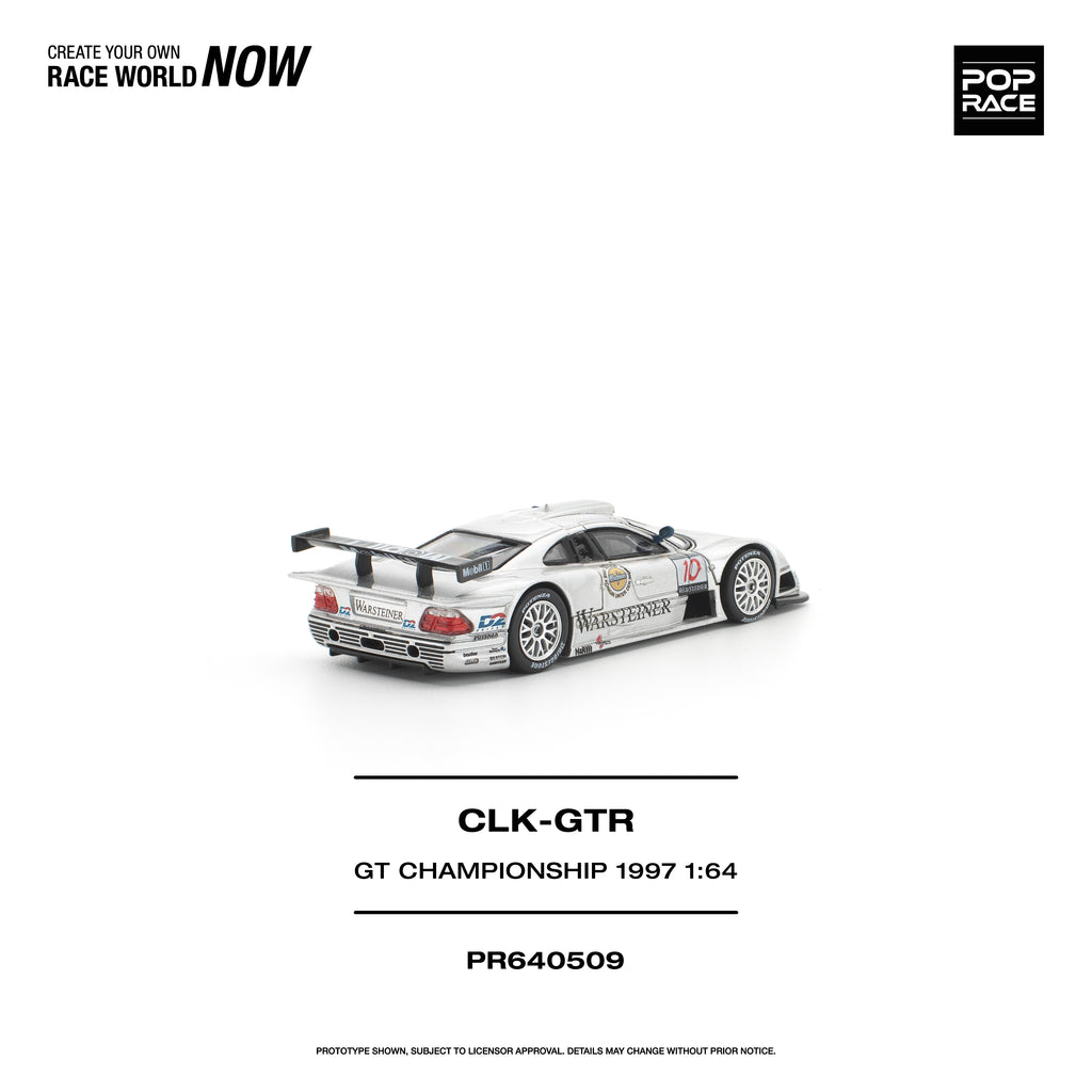 [PRE ORDER] Pop Race 1/64 Mercedes-Benz AMG CLK GTR FIA GT Championship 1997 PR640509 Diecast Scale Model
