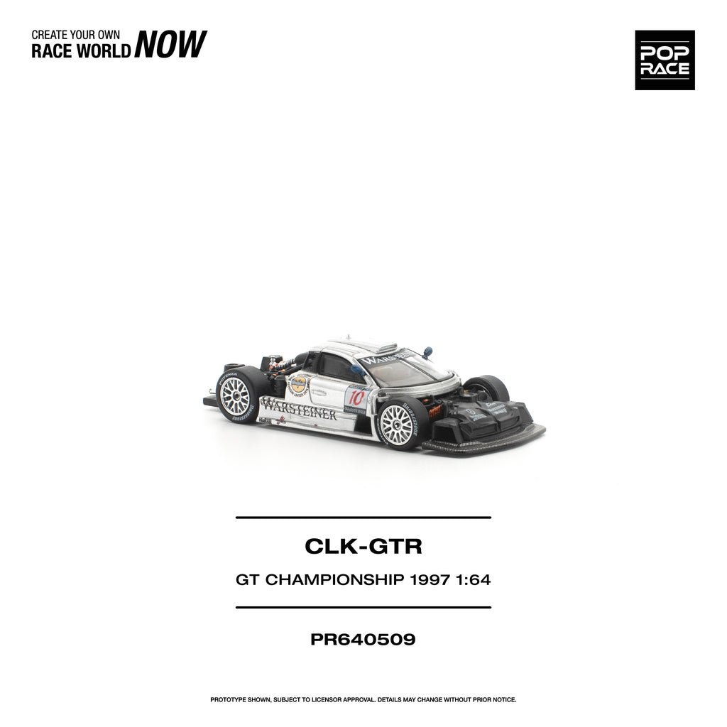 [PRE ORDER] Pop Race 1/64 Mercedes-Benz AMG CLK GTR FIA GT Championship 1997 PR640509 Diecast Scale Model