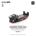 [PRE ORDER] Pop Race 1/64 PANDEM FUSO-300 Flatbed Transpoter Advan PR640511 Diecast Scale Model