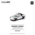 [PRE ORDER] Pop Race 1/64 Singer Targa Silver Chrome PR640526 Diecast Scale Model
