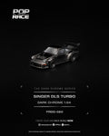 [PRE ORDER] Pop Race 1/64 Singer DLS Turbo Dark Chrome PRDC020 Diecast Scale Model