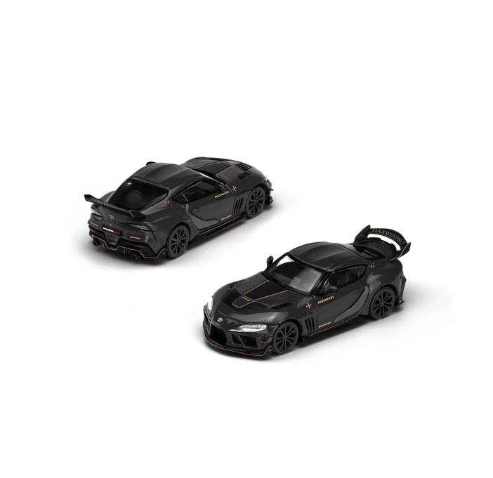 Pop Race 1/64 Darwin PRO 66G NWB Supra (A90) Midnight Black PRE013 Diecast Scale Model