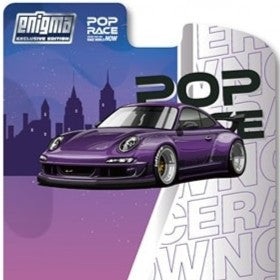Pop Race 1/64 RWB 997 Purple PRE015 Diecast Scale Model