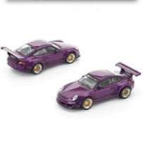 Pop Race 1/64 RWB 997 Purple PRE015 Diecast Scale Model
