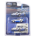Pop Race 1/64 MAZDA RX7 FD3S Blue White Blister Packaging PRE021 Diecast Scale Model
