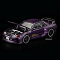 [PRE ORDER] Pop Race 1/64 Pandem GT-R R32 Magic Purple PRE039 Diecast Scale Model