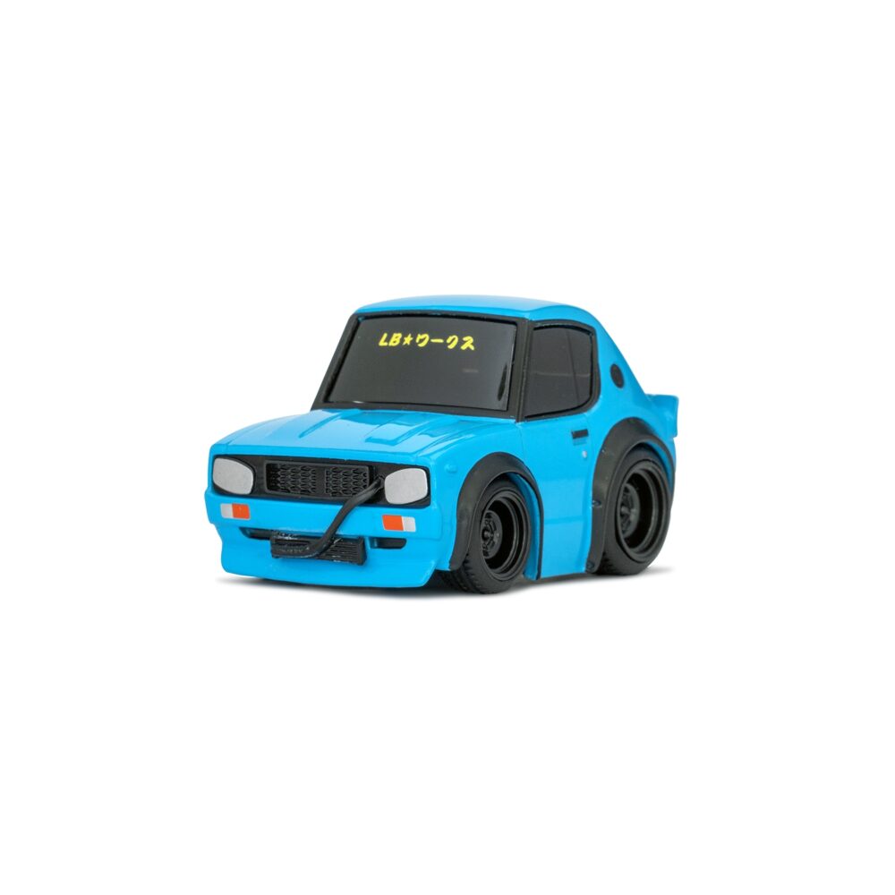 MiniGT Nissan Skyline Kenmeri Liberty Walk Baby Blue (Blister) QZ00101-BL Diecast Scale Model