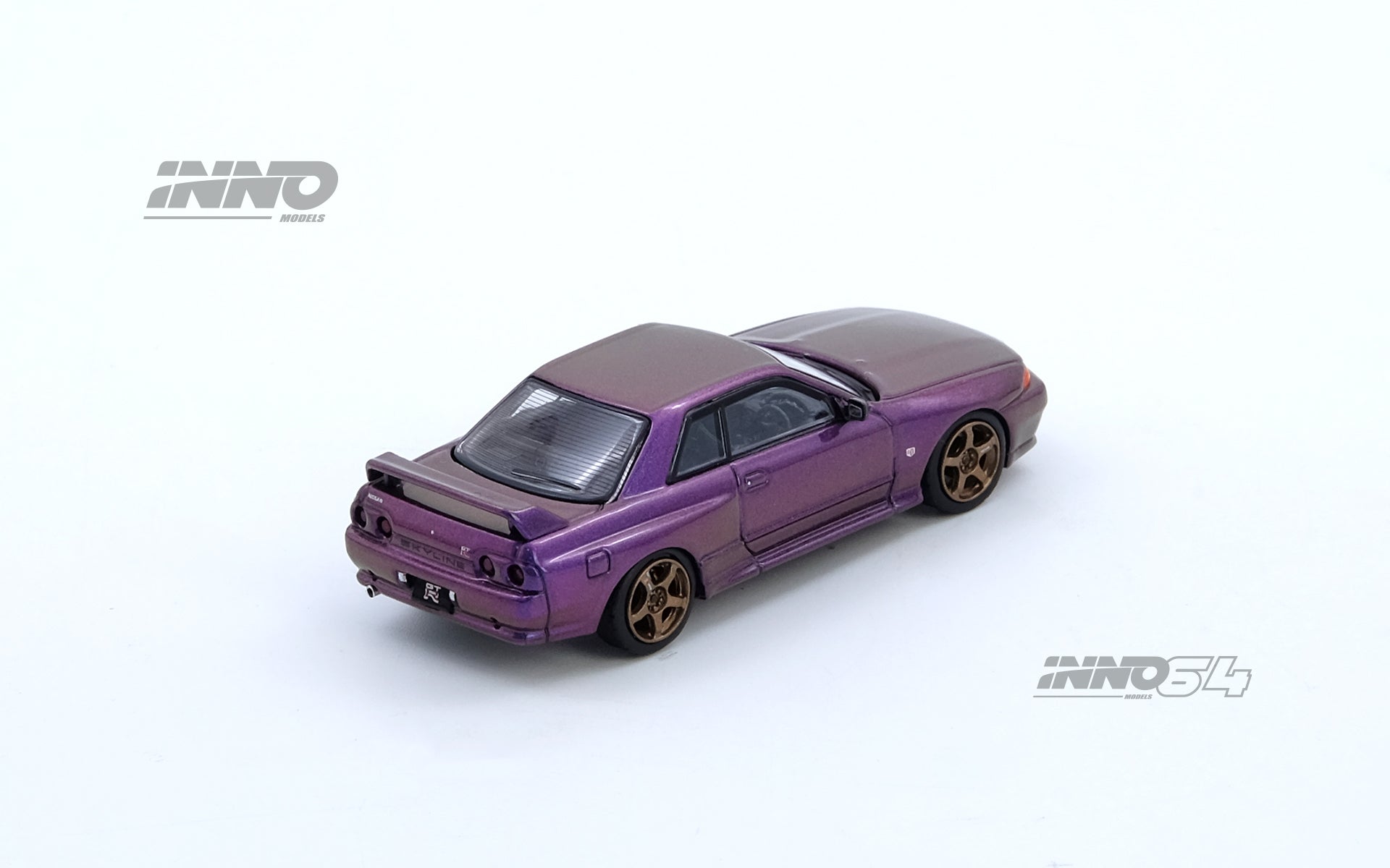 Inno64 1/64 SKYLINE GT-R (R32) Midnight Purple Australia Special Edition Limited Edition IN64-R32-MP-AS Diecast Scale Model
