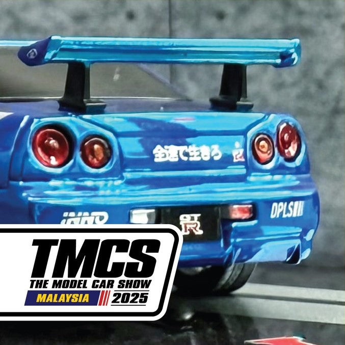 INNO64 1/64 Nissan Skyline GT-R (R34) DPLS X INNO64 IN64-DPLS-R34-TMCS25 Diecast Car Model