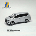 Custom Painted 1/64 2022 Toyota Innova Silver PB55852SIL Diecast Scale Model