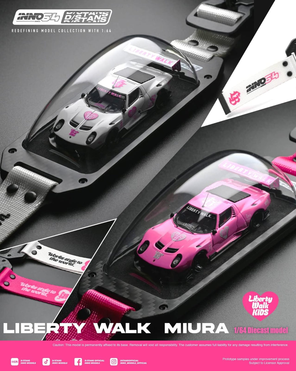 [PRE ORDER] Inno64 1/64 LB-Silhouette Works Miura GT  (Chance of Chase) IN64-R89C-89LM23 Diecast Scale Model