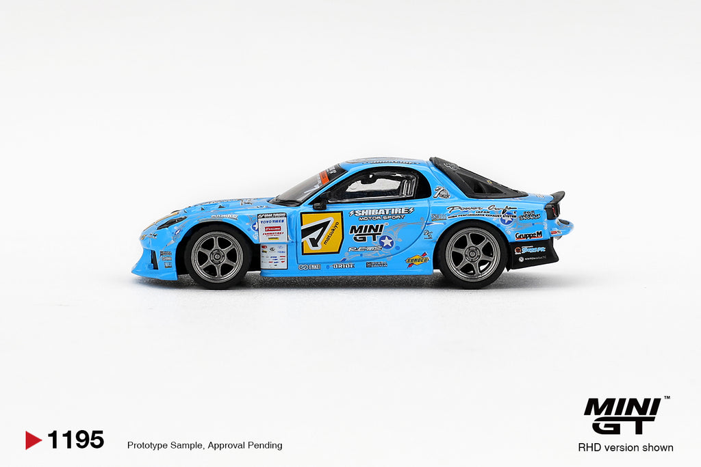 Mini GT 1/64 Mazda RX-7 RE-Amemiya 2025 D1GP MGT01195-R Diecast Scale Model
