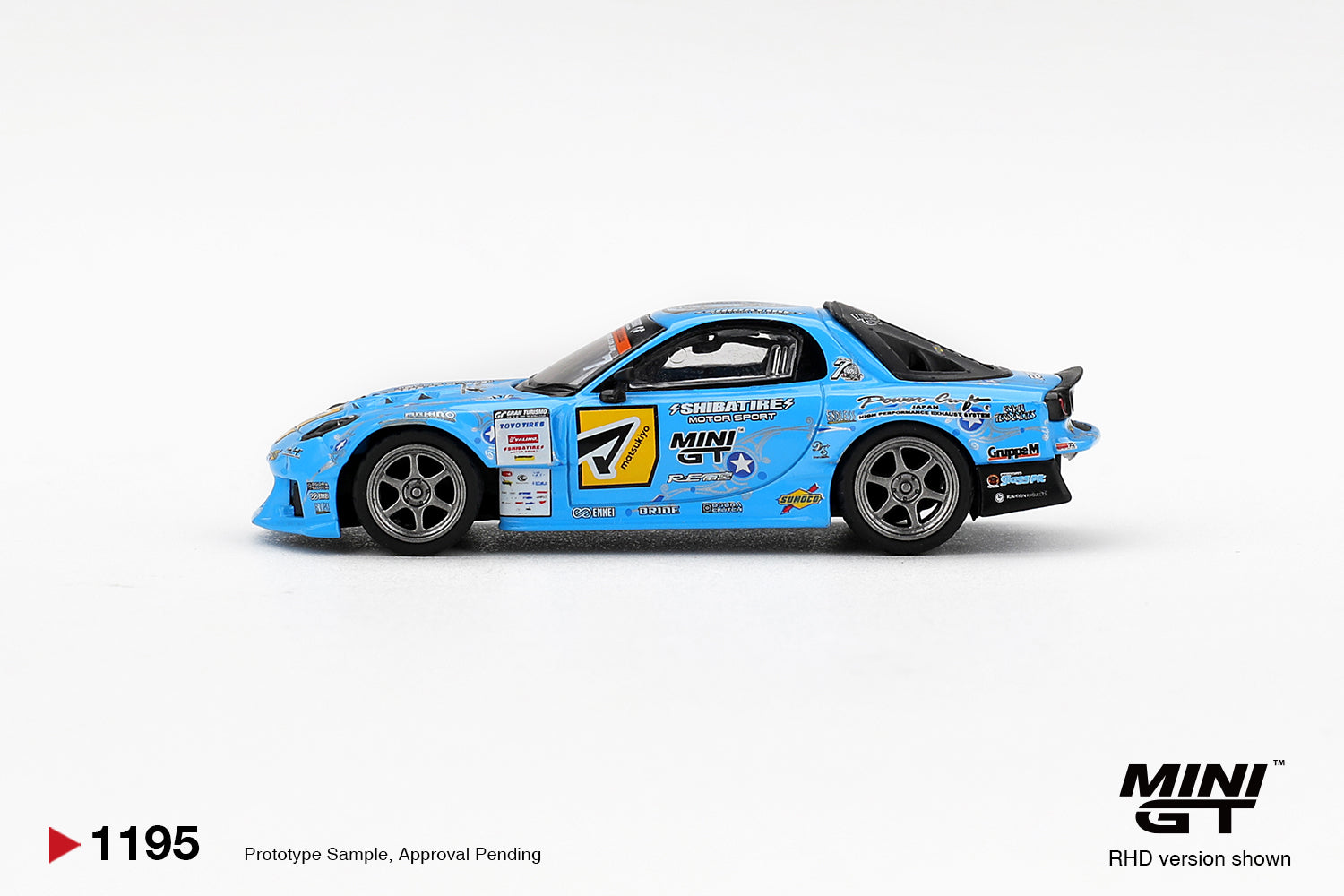 Mini GT 1/64 Mazda RX-7 RE-Amemiya 2025 D1GP MGT01195-R Diecast Scale Model