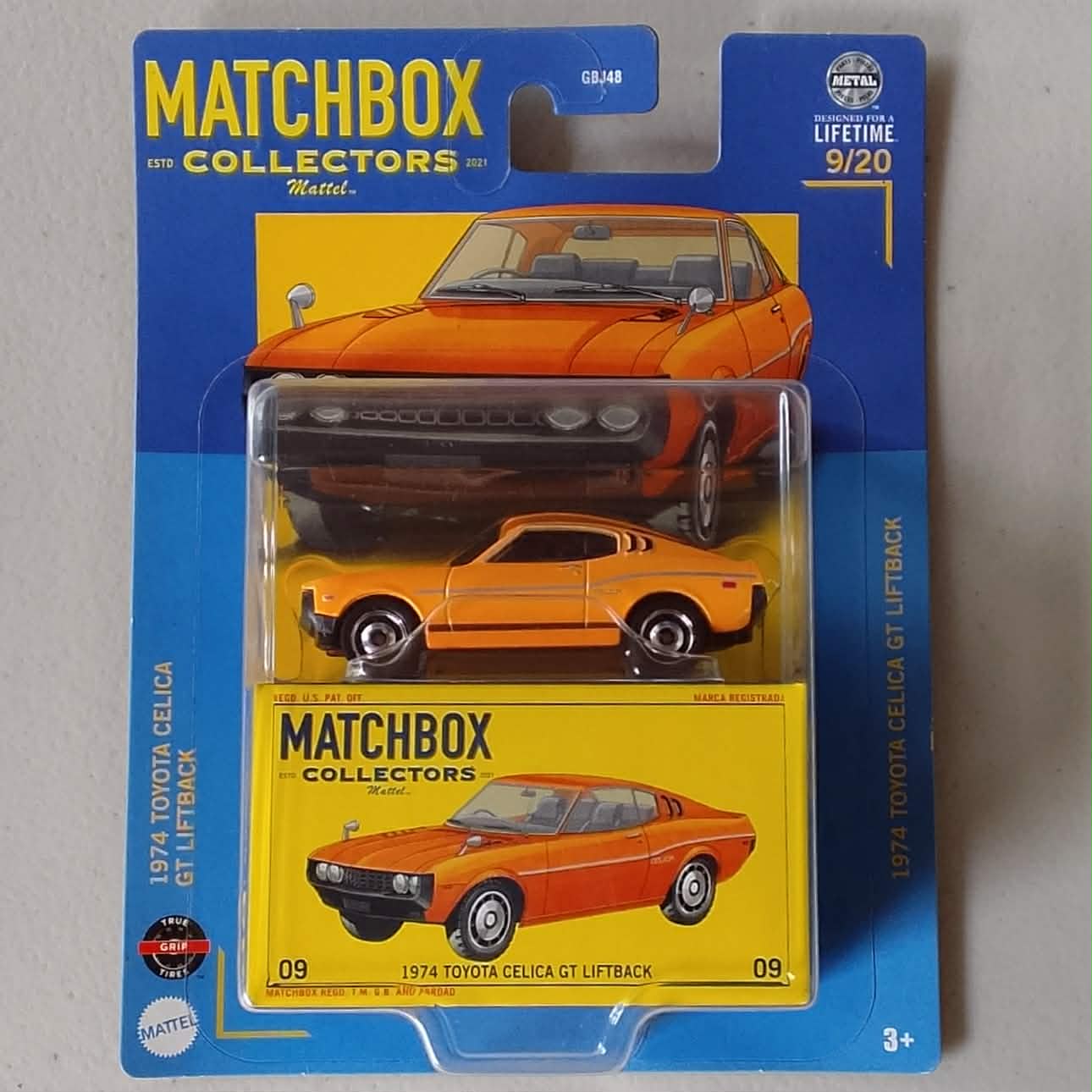 MATCHBOX 1974 Toyota Celica GT Liftback BNYMBX07242602 Diecast Scale Model