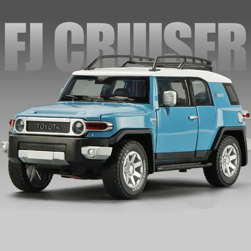 BNY 1/24 Toyota FJ Cruiser Blue  BNY12407312501 Diecast Scale Model