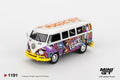 Mini GT 1/64 Volkswagen T1 Microbus Mizu Design MGT01191-L Diecast Scale Model