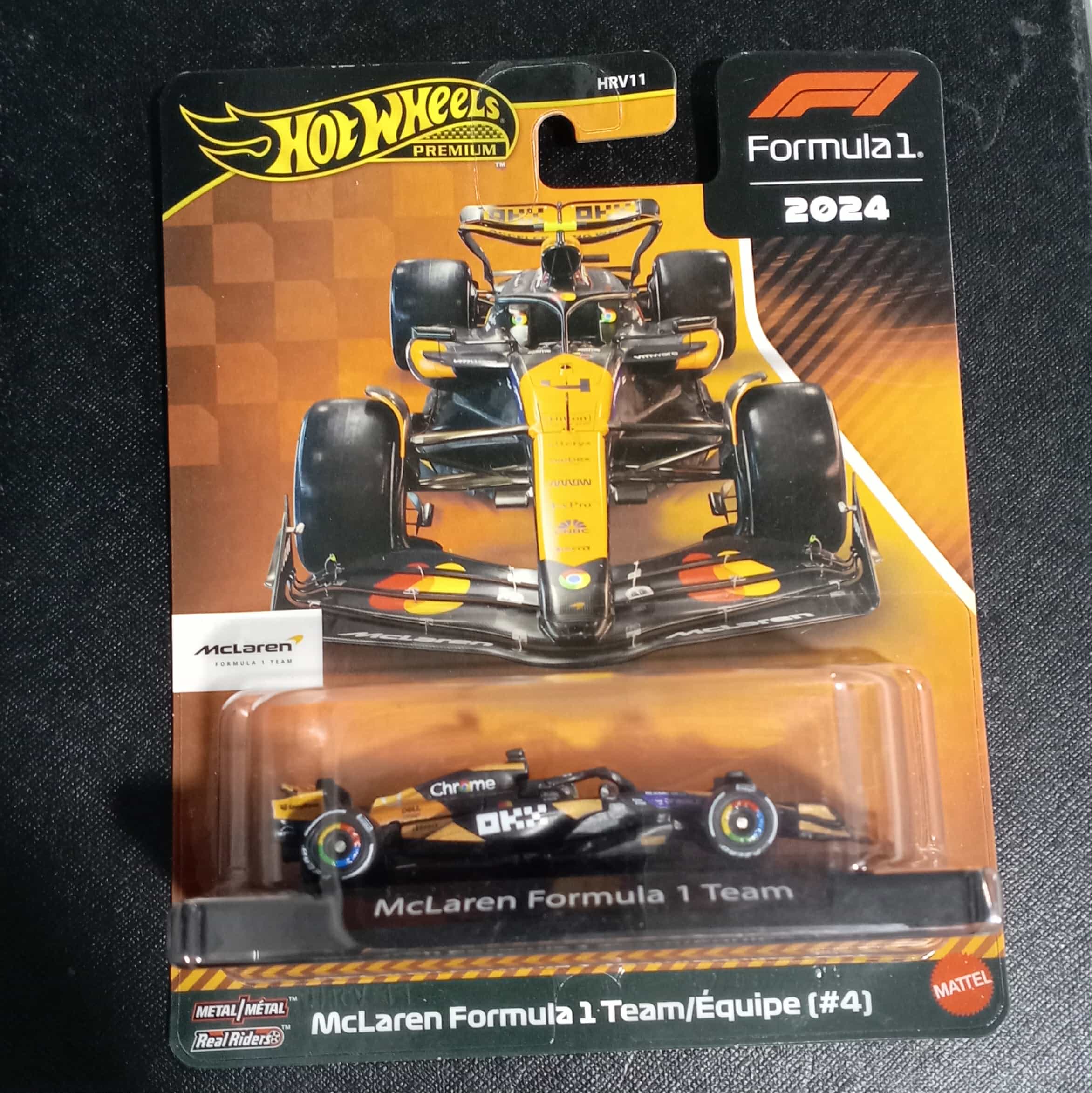 Hot Wheels Premium McLaren Formula 1 Team/Equipe Orange (#04) BNYHWP11292501