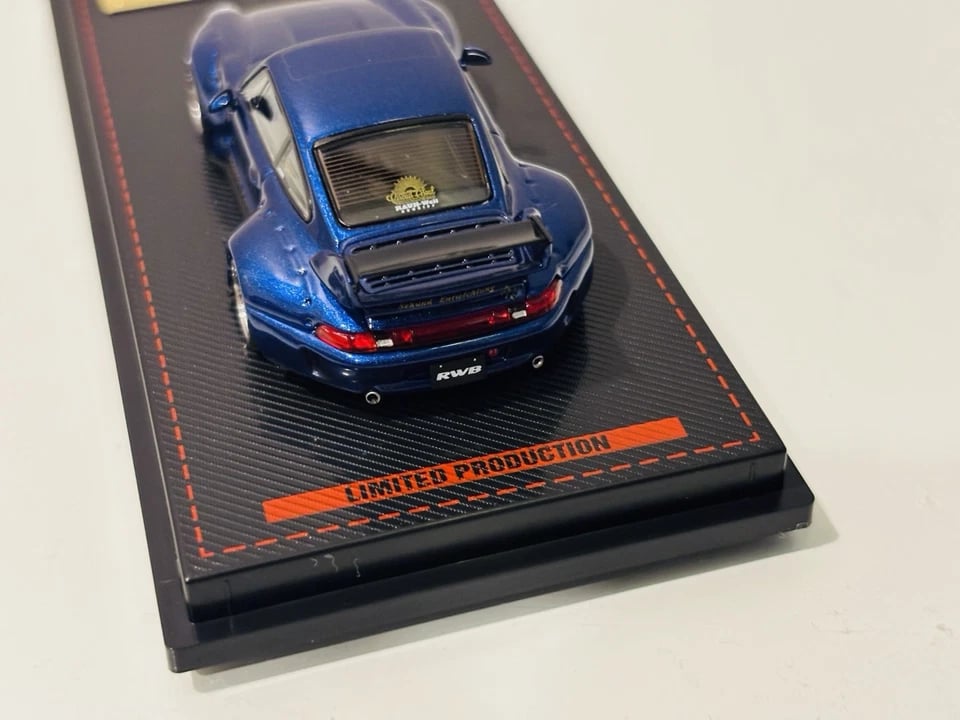 Ignition Model 1/64 RWB 993 Blue Metallic TMCS Malaysia 2026 Exclusive IG4143 Diecast Model Car