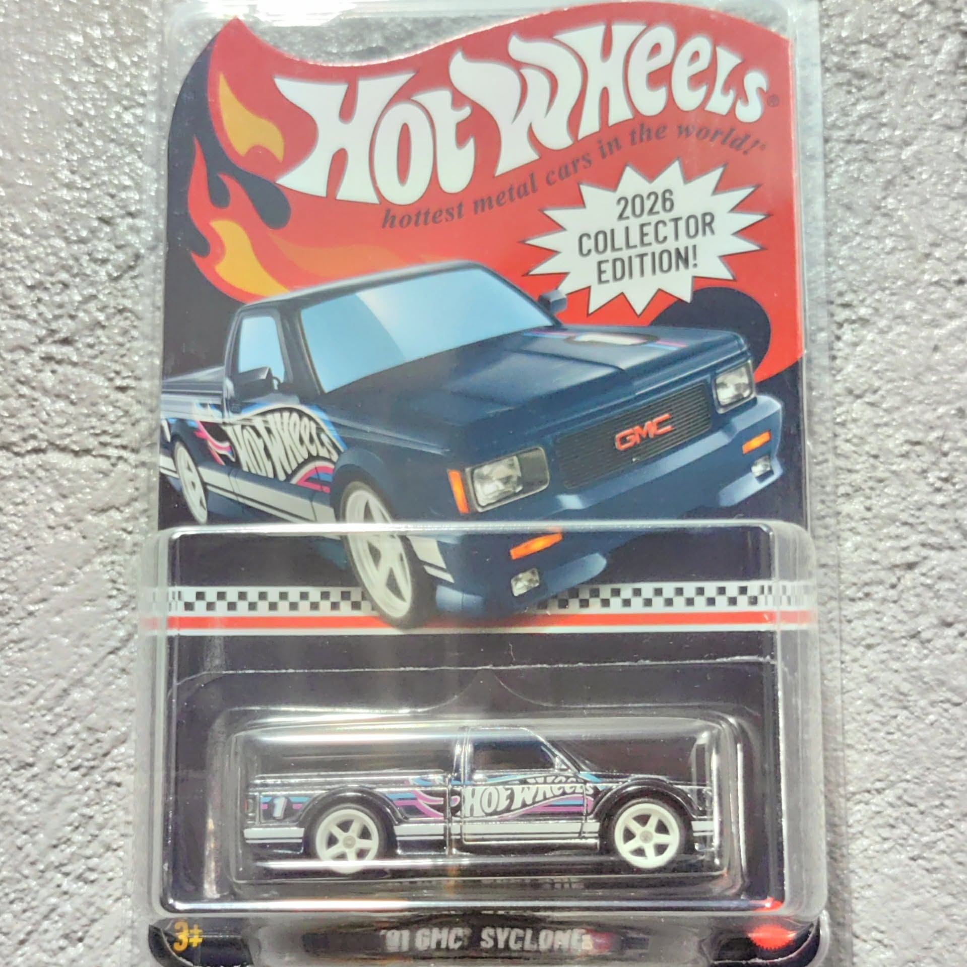 Hot Wheels 1/64 '91 GMC Syclone (2026 Collection Edition) BNYHW06242602 Diecast Scale Model