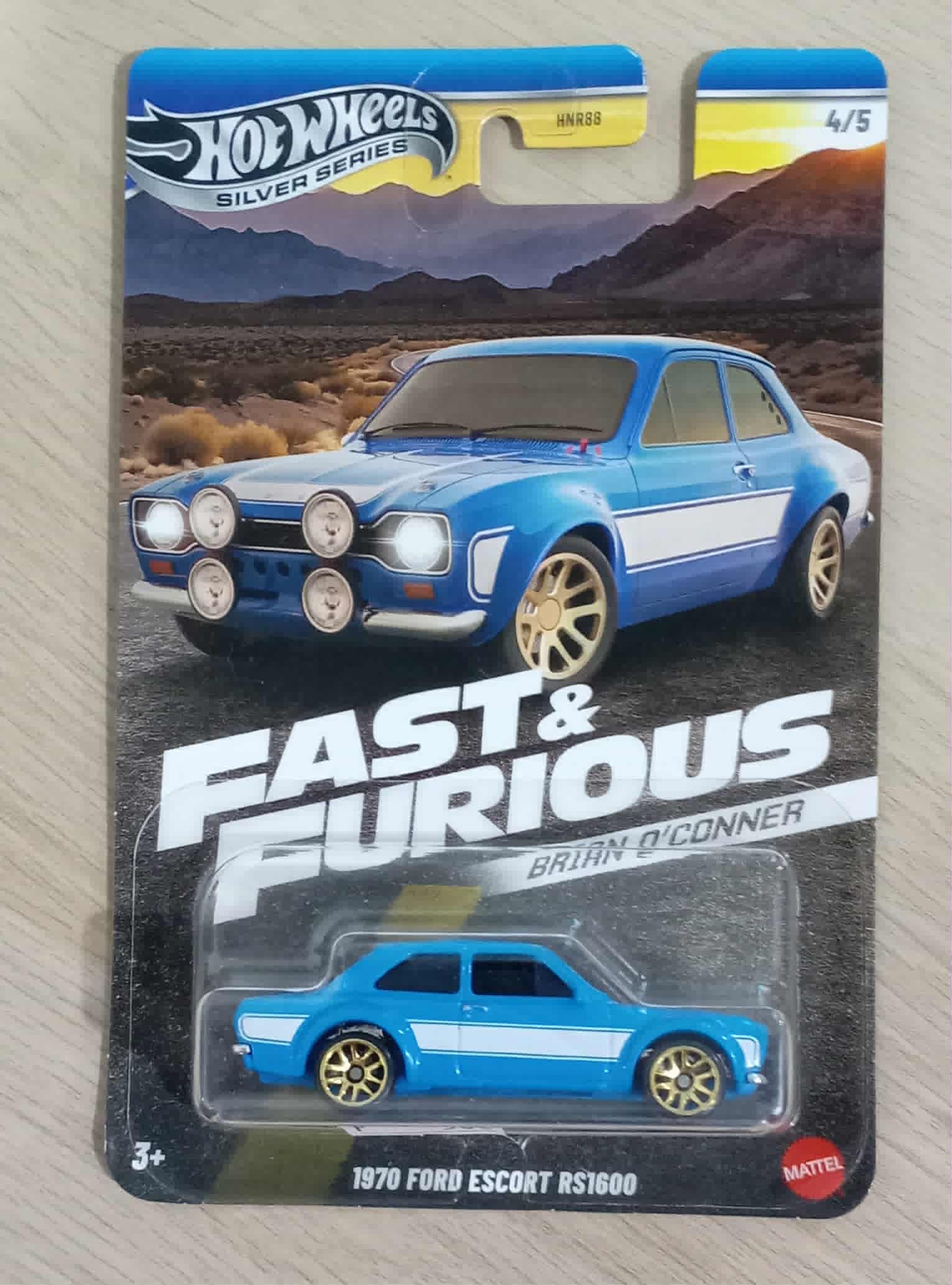 Hot Wheels 1970 Ford Escort RS1600 Blue BNYHW06032501